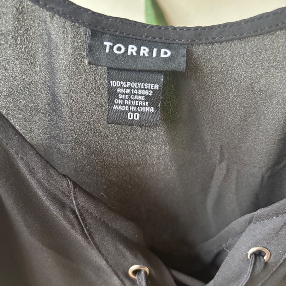 Torrid Lace-up Georgette Swing Cami - Picture 3 of 8